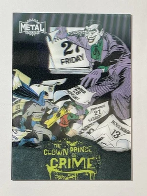 2025 SkyBox Metal Universe Batman The Crown Prince of Crime - The Joker - Image 1 of 2