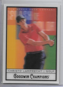 2025 Christo Lamprecht Insert Goodwin Champions Golf Card #SCL-CVL Un-Scratched - Picture 1 of 2