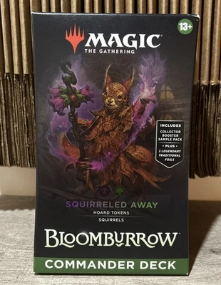MTG Bloomburrow Commander Deck – Squirreled Away – Magic The Gathering Sealed - Image 1 of 4