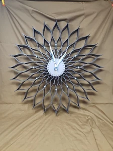 Cupecoy Retro Sunflower Design Clock George Nelson - Picture 1 of 6