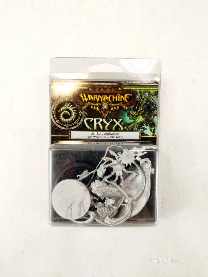 Epic Lich Lord Asphyxious Cryx Warmachine PIP34036 Privateer Press