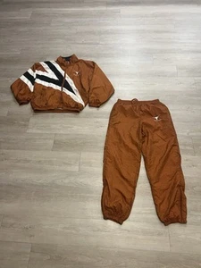 Vintage 90s NCAA University Of Texas Longhorns 2 Piece Track Suit Set Size XL - Picture 1 of 12