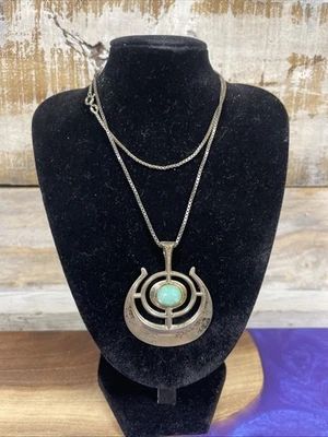 RARO Colgante de Plata Esterlina con Cadena David Andersen Noruego Vintage Estate ¡Sin Reserva! Foto 1 de 4