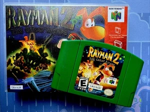 Rayman 2: The Great Escape (Nintendo N64, Ubisoft, 1999) Originalkarton + Hülle - Bild 1 von 11