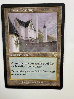 Tolarian Academy MTG Reserved List Rare Magic the Gathering Urzas Saga MP - Image 1 of 4