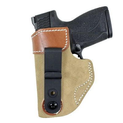 Desantis Sof-Tuck 106 Gun Holster, IWB, Soft  Suede, LEFT, GLOCK 43, P40, P9 - Image 1 of 4