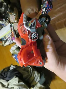 Vtech Switch and Go Dinos Dino Akuna Velociraptor Red Motorcycle - Picture 1 of 6