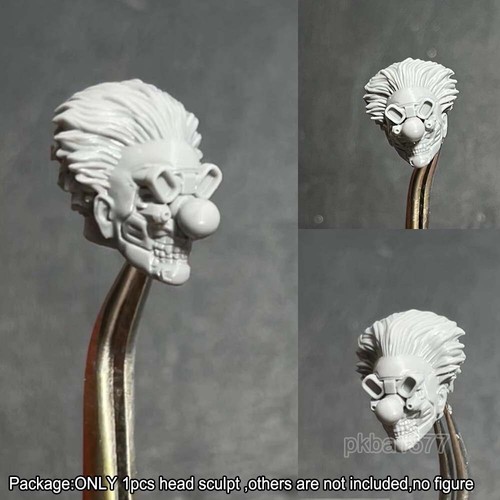 Unpainted 1/18 Machine Man Head Sculpt Helmet Head Model For DIY 3.75 ...