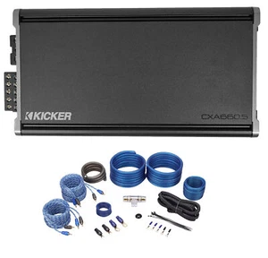 Kicker 46CXA6605 CXA660.5 660W 5-Kanal Auto Verstärker Klasse A/B + Klasse D + Verstärker Kit - Bild 1 von 12