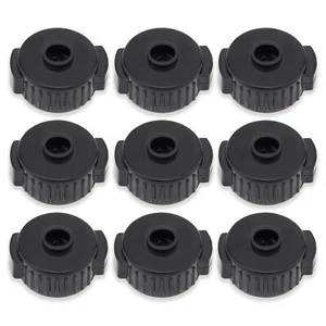 9 pz supporto piatto cappello dadi piatto per supporti piatti filettati 8 mm sgancio rapido - Foto 1 di 9