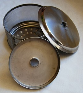 Ersatz Kohlebehälter mit Brennteller passend für Tischgrill Wedermanngrill G1 