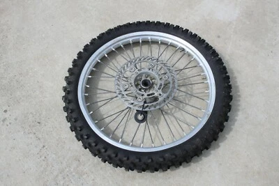 2001 Kawasaki KX250 Excel Takasago Front Rim Wheel Hub Rim Spokes 5076 S29 - Image 1 of 4