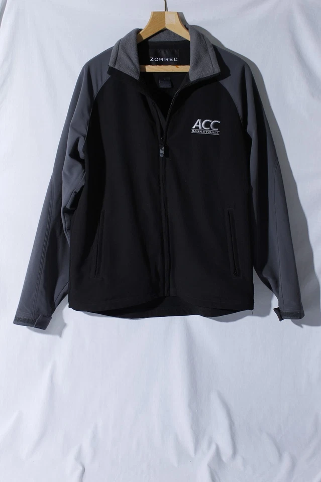 Jaqueta de basquete masculina Zorrel ACC cinza e preta tamanho M - Imagem 1 de 4
