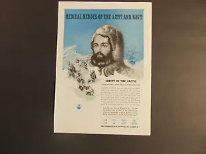 1942 CIBA PRODOTTI FARMACEUTICI Eroi Medici Esercito Marina d'epoca stampa artistica pubblicità - Foto 1 di 1