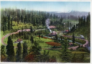 Vintage Print View of Cantara Loop 18th Crossing Sacramento River California - Bild 1 von 2