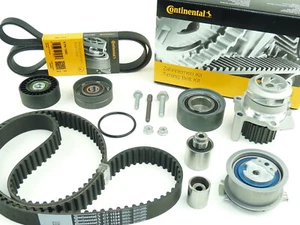 CONTI Zahnriemensatz + Keilrippenriemensatz Wapu AUDI A4 Q5 A6 SEAT 2.0TDI Klima - Bild 1 von 10