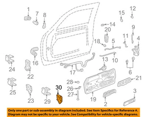 GM OEM FRONT DOOR-Hinge Assembly Bushing 16632192 - Picture 1 of 2