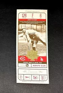 �️ Cincinnati Reds 2019 Saisonkarte ft. Eppa Rixey 1925 - 17.5.19 - Bild 1 von 3