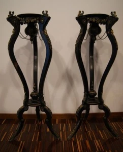 Porta piante stile Impero con bronzi del 1800 - Foto 1 di 7