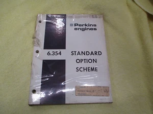 Perkins 6.354 Parts Manual, P.B. 3250, NOS, Actual Paper Book, Y Shelf - Picture 1 of 7