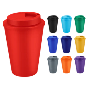 Double Walled Coffee Cup Insulated 350ml Screw On Lid - Picture 1 of 13
