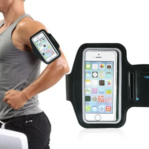 Waterproof Armband Case Sports Running Exercise Arm Band Phone Holder / Key Bag - Picture 1 of 13