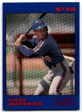 1988 Star Gregg Jefferies A Baseball Cards #1