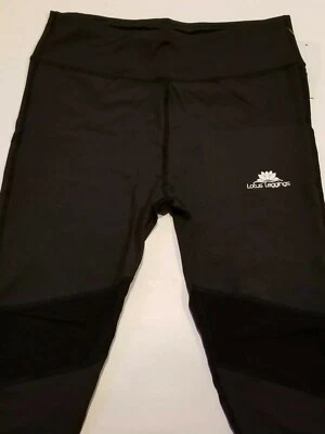 Legging Lotus Negro Ropa Atlética Diseño Malla 3 Por $25 Especial Navidad Foto 1 de 2