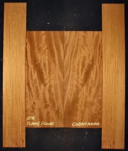 Guitar Luthier Tonewood FLAME FIGURED (CUBAN) MAHOGANY Acoustic backs sides SET - Picture 1 of 1