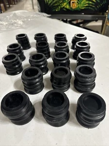 5 Pinball Machines Leg Leveler Black Rubber Boot Feet Arcade Floor Protector - Picture 1 of 2