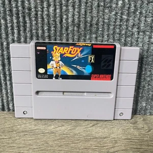 Star Fox Super Nintendo Entertainment System SNES 1993 Cart Only Tested SNES 90s - Picture 1 of 8