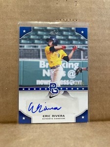 Eric Rivera 2015 Leaf Perfect Game Auto Blue /30 PG-ERI