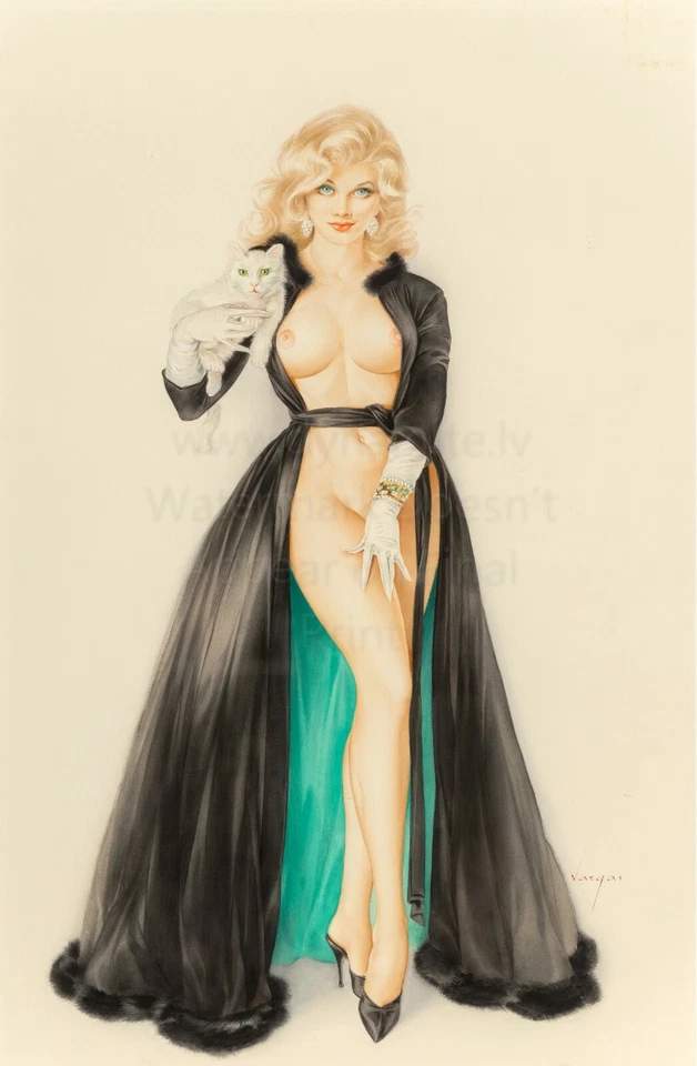 ALBERTO VARGAS Pin-up Poster or Canvas Print "I Never Go Out with Married Men" - Image 1 of 1