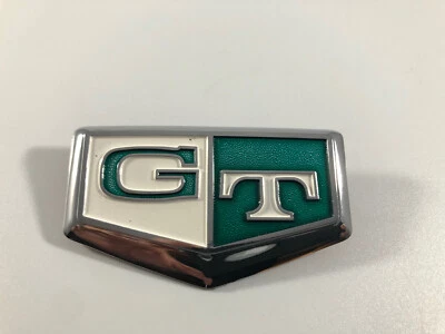 GT METAL EMBLEM suits For DATSUN C210 Badge For Nissan Skyline C110 *Green* — 第 1/4 张图片