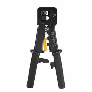 Heavy Duty Crimper Ethernet Crimping Tool End Pass Through RJ45 RJ11 RJ12 Plier - Picture 1 of 8