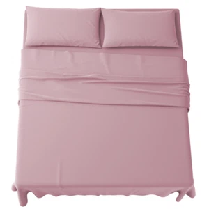 Set Completo Lenzuola in Microfibra, con Federe, Completo Letto, Made in Italy - Foto 1 di 47