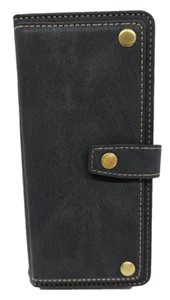 Funda billetera teléfono para Samsung Galaxy A14 con correas color negro. - Imagen 1 de 5