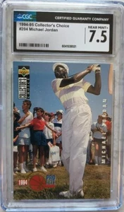 Michael Jordan 1994-95 Upper Deck Collector's Choice #204 Near Mint 7.5 CGC - Picture 1 of 2