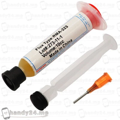 Lötpaste Flussmittel RMA-223 Flux SMD BGA Lötfett Solder Grease Reflow + Nadel - Bild 1 von 2
