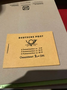 D1) DDR Markenheftchen 1957 - 1960 Postfrisch H7/H8/H9 - Bild 1 von 8