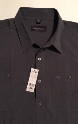 全新带标签男式 Oleg Cassini 衬衫尺寸 XXXL 纽扣长袖混纺 MSRP $139 — 第 1/4 张图片