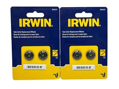 Lot of 2 ~ Packs of 2 Irwin Replacement Tube Cutter Wheels IRHT81737 - Image 1 of 4