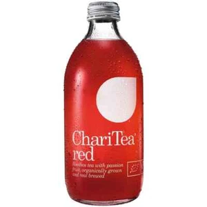ChariTea Red Rooibos Organic Iced Tea with Passion Fruit 330ml -12 Pack - Picture 1 of 2