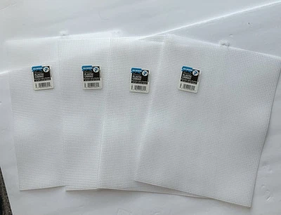 Darcie 7 Mesh Clear Plastic Canvas - 10.5” x 13.5 “ - 4 Sheets - New - Image 1 of 2