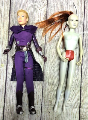 Zam Wesell + Aurra Sing 12" 2002 Star Wars Attack of the Clones Bounty Foto 1 de 3