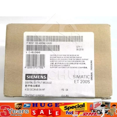 New Siemens SIMATIC DP 5 ELECTRON MODULES 6ES7132-4BD00-0AA0 6ES7 132-4BD00-0AA0 - Image 1 of 4