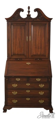 L68616: HENKEL HARRIS Walnut Blind Door Secretary Desk - Image 1 of 4