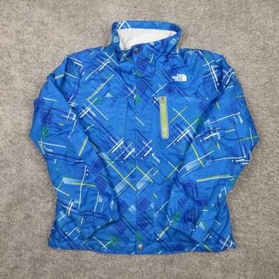 Chaqueta para mujer The North Face azul medio geométrica HyVent esquí snowboard ventilada Foto 1 de 4