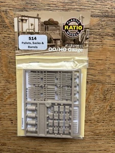 Ratio 514 Pallets, Sacks and Barrels HO/OO Gauge Kit, NEW - Picture 1 of 1