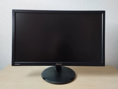 ASUS VP228HE 21,5 Zoll Full HD LCD Monitor - Schwarz - Bild 1 von 4